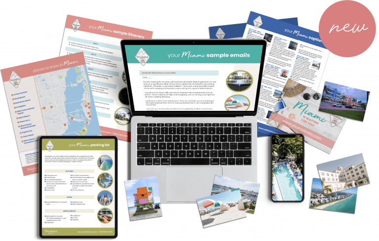Miami marketing content bundle