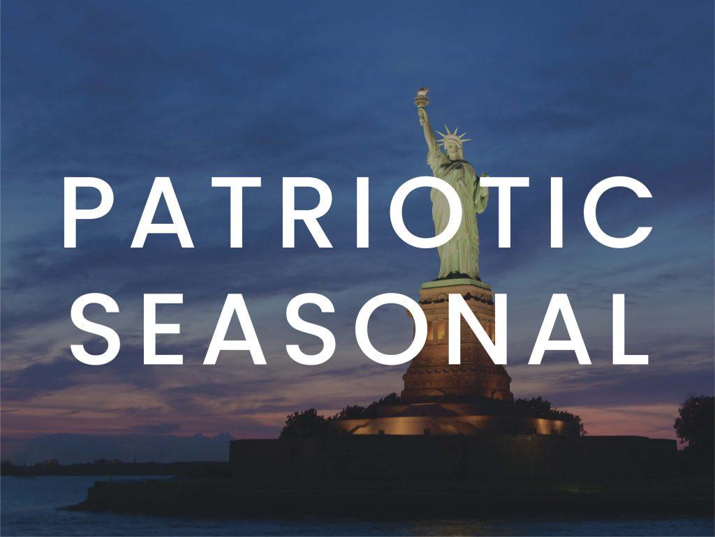 Patriotic seasonal marketing