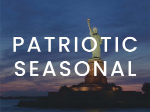 Patriotic seasonal marketing