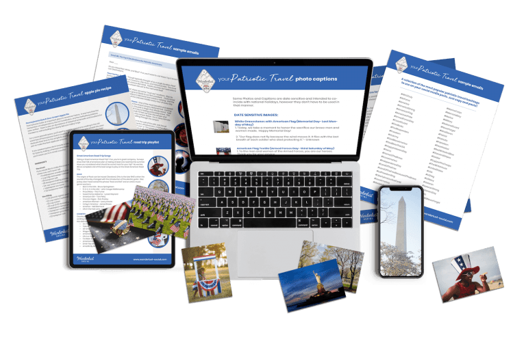 Patriotic seasonal marketing bundle