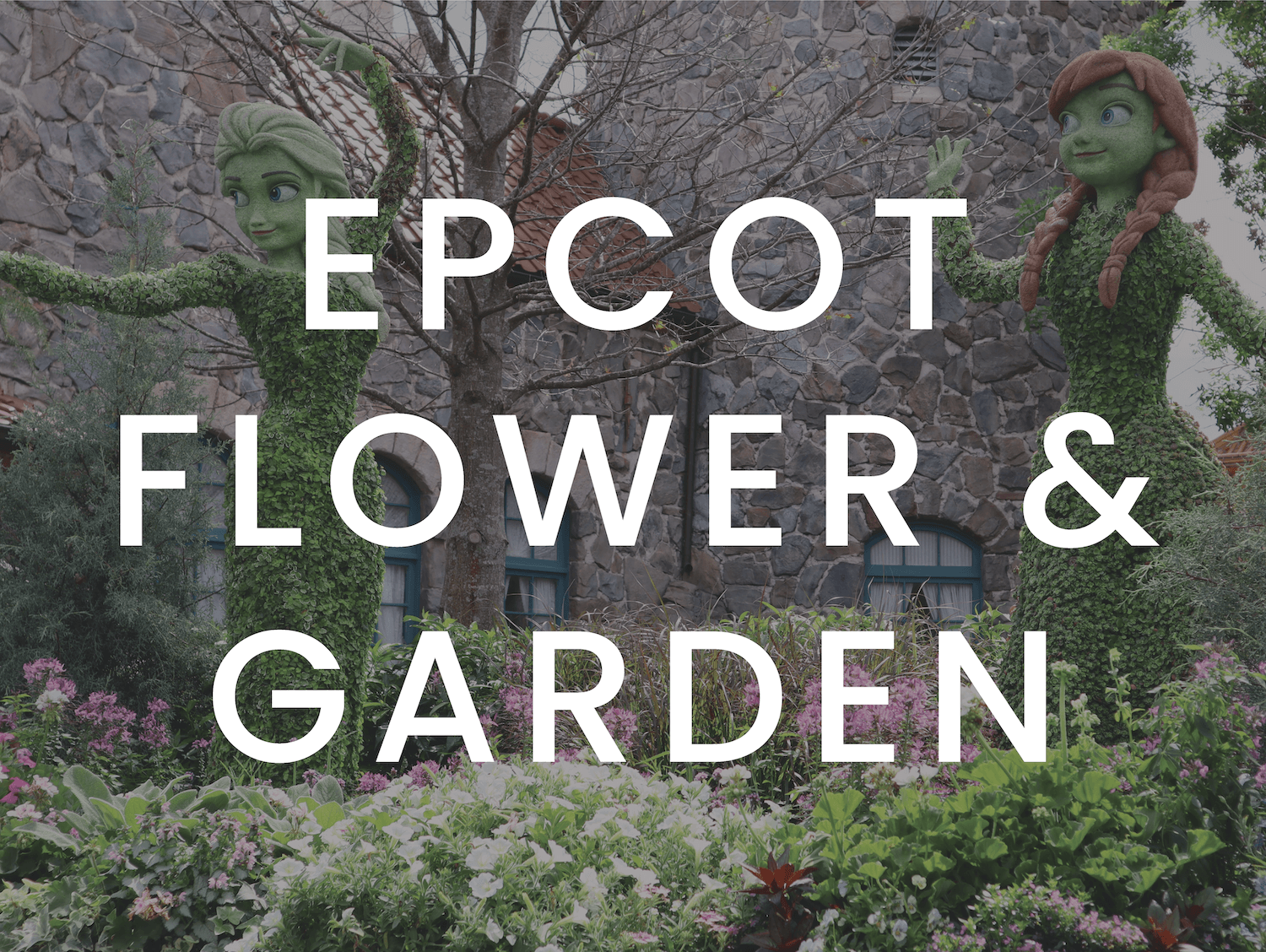 EPCOT flower and garden marketing content