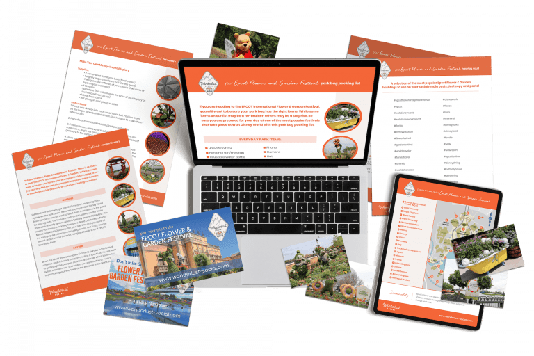 EPCOT flower and garden marketing bundle