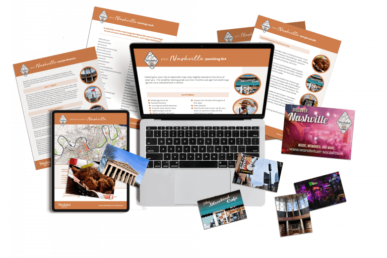 Nashville travel marketing content