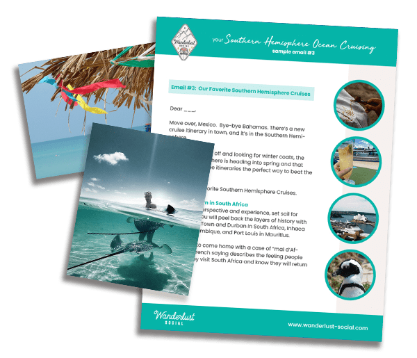 Ocean Cruising Southern Hemisphere Content Marketing