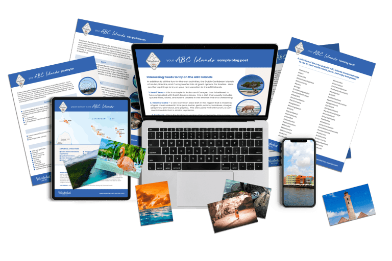 Island marketing content and images