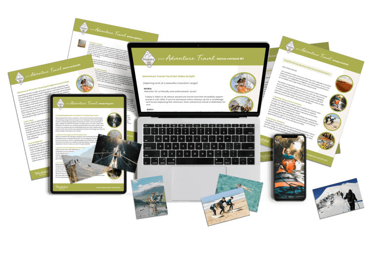 adventure travel marketing images
