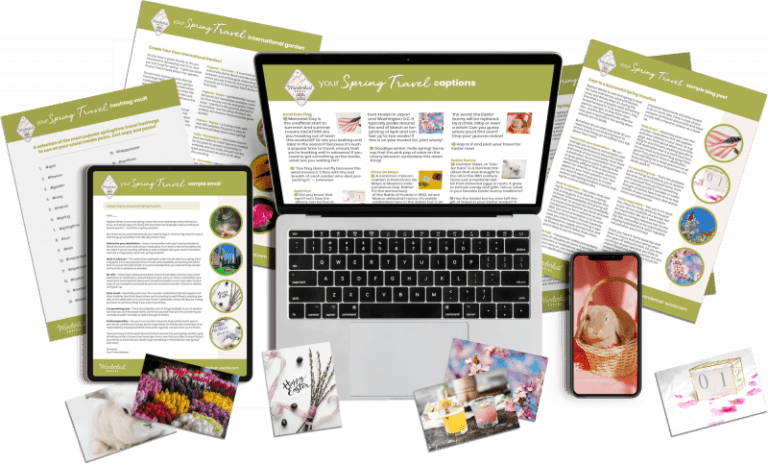 Spring travel marketing Bundle