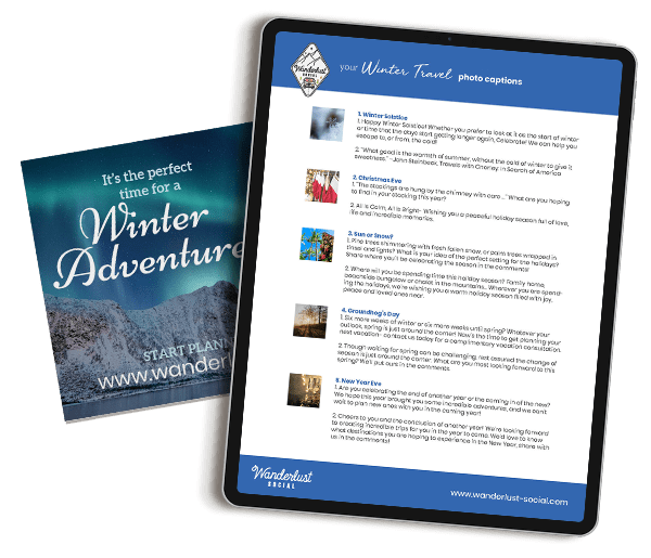 Winter Travel Scene