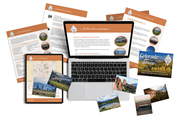 Colorado travel marketing content