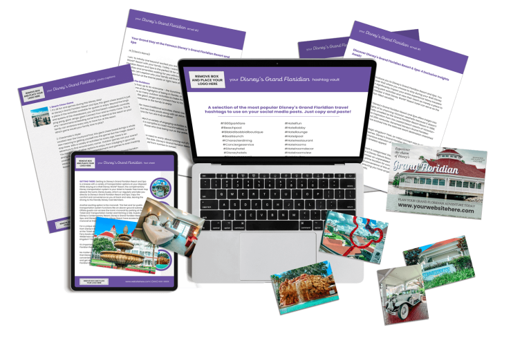 Grand Floridian hotel marketing for agents