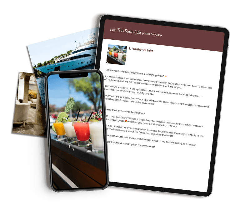 Travel Marketing Content for High End Vacations