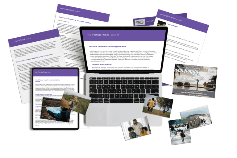 Marketing content for family travel