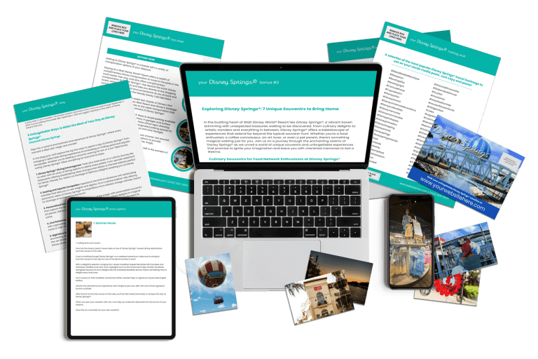 Disney Springs Travel Marketing Content