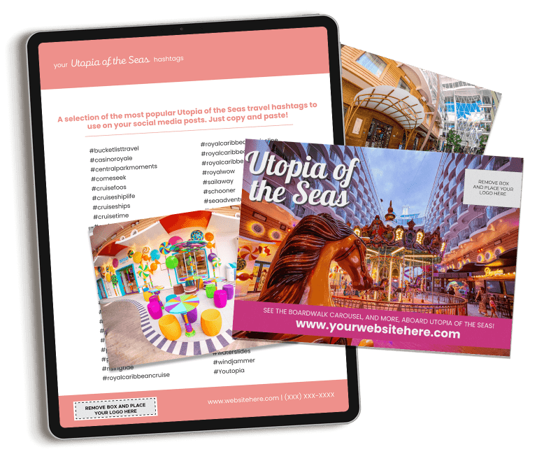 Utopia of the Seas Royal Caribbean Travel Marketing Content