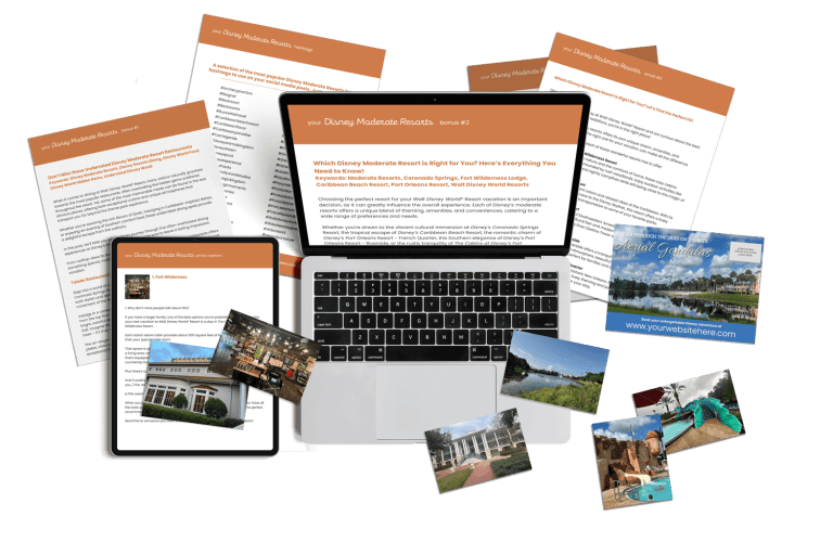 Disney World Moderate Resort Content marketing