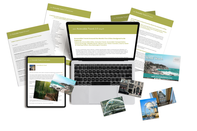 Accessible Travel marketing content for travel agency owners