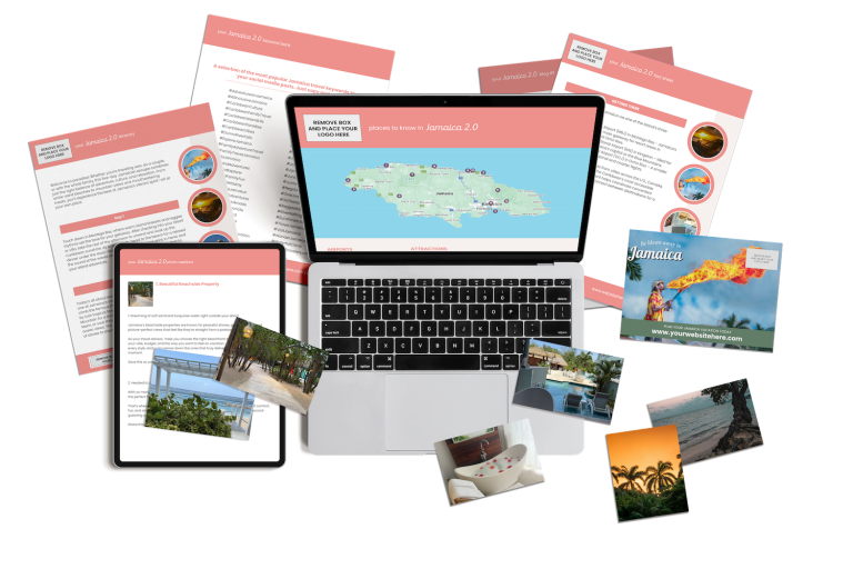Our Jamaica marketing content includes done-for-you content for travel agents.