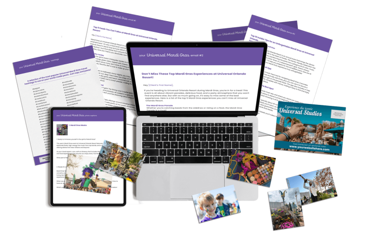 Mardi Gras Universal Marketing Content