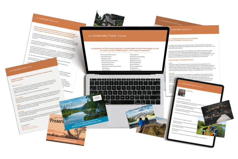 Sustainable Travel marketing for travel agents