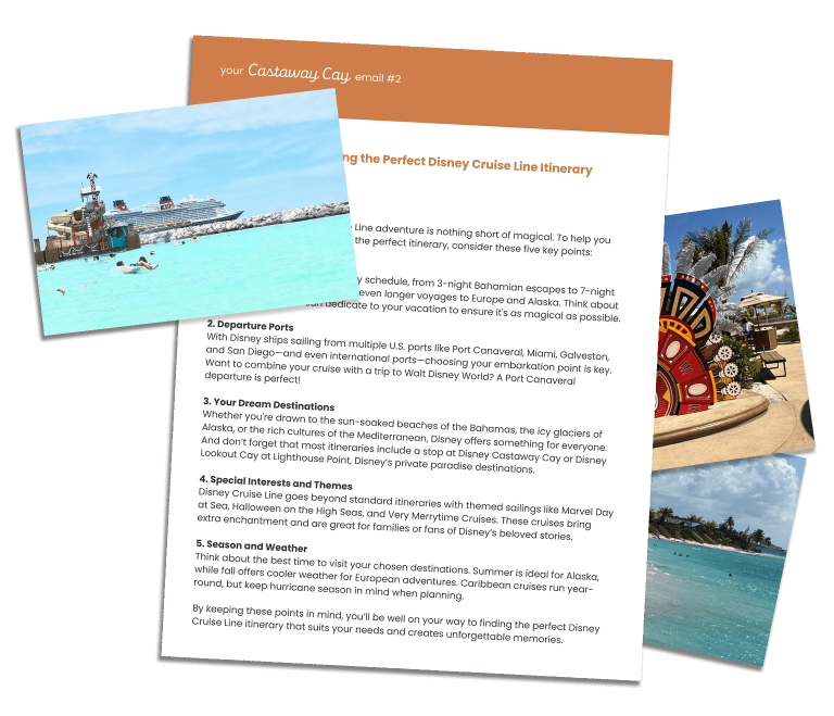 Disney Cruise Line private islands content marketing for travel agencies