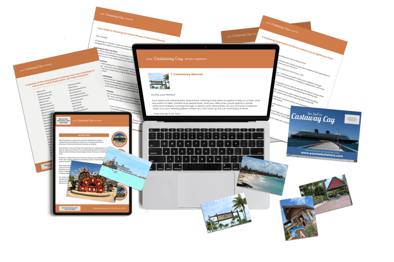 Castaway Cay Marketing Bundle for Travel Agents