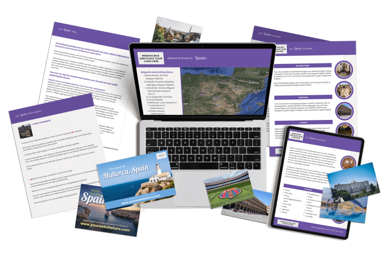 Spain marketing travel content