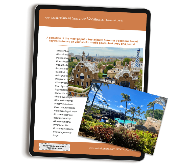summer vacation marketing content for agencies
