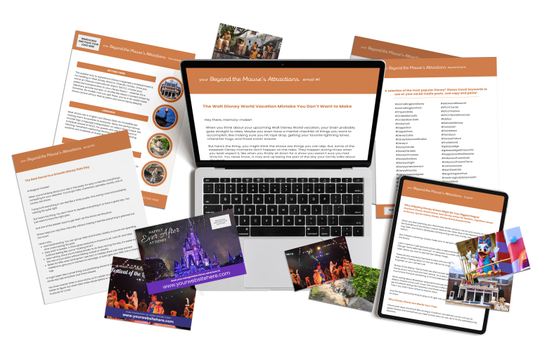 Disney Shows and Attractions Content Marketing Bundle
