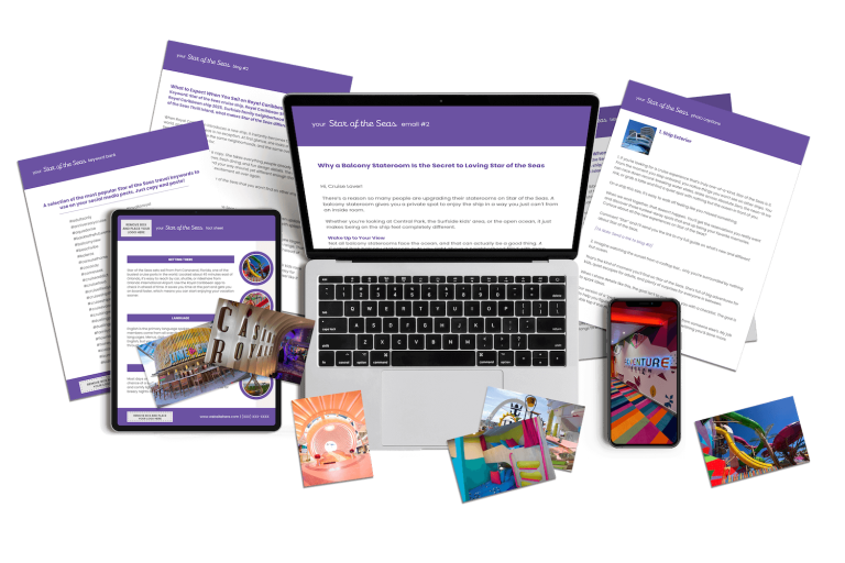 Royal Caribbean Star of the Seas Marketing Content Bundle for travel agents