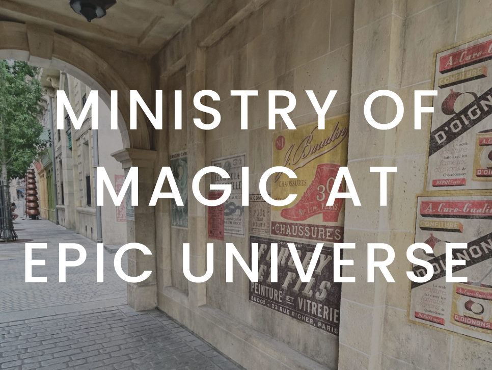 Ministry of Magic at Epic Universe marketing content for travel advisors